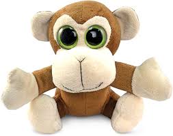 (we will contact the winner directly.) monkeyboo has received so many stuffed animals over the years. Amazon Com Dollibu Plush Monkey Stuffed Animal Soft Fur Huggable Big Eyes Brown Monkey Adorable Playtime Zoo Plush Toy Cute Jungle Wild Life Cuddle Gift Soft Plush Doll Animal Toy For Kids
