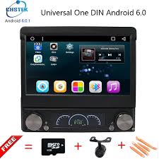 Android 6 0 Universal 1 Din Car Video Player Gps Navigation In Dash Detachable Front Panel 1 Din Car Radio Stereo With Bluetooth Car Dvd Players Car Stereo Car