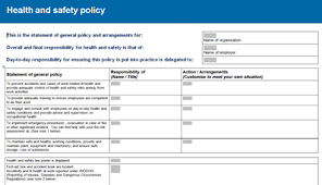 And to generally make employees aware of their responsibilities and how to comply with the business health and safety policy. Safety Policy Examples Safety Risk Net