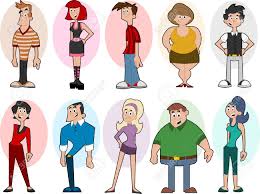 See senior cartoon stock video clips. Gruppe Von Niedlichen Gluckliche Cartoon Menschen Lizenzfrei Nutzbare Vektorgrafiken Clip Arts Illustrationen Image 19167753