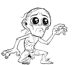 768x1024 the world's best photos 600x804 gollum gollum by gabirotcho. Online Coloring Pages Coloring Page Gollum The Lord Of The Rings Download Print Coloring Page