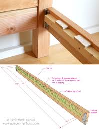 This easy yet safe diy toddler bed rail uses supplies you probably already have. Diy Bed Frame Wood Headboard 1500 Look For 100 A Piece Of Rainbow
