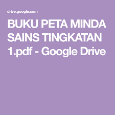 Buku Peta Minda Sains Tingkatan 1 Pdf Google Drive In 2020 Peta Google Drive Pdf