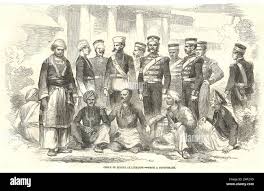 Indian mutiny 1857 lucknow hi-res stock ...