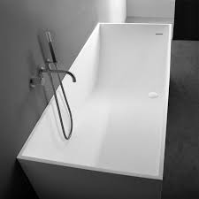 Moderne matériau du corps du robinet: Baignoire Ilot 180 Cm Square En Solid Surface Corian