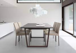 Modern metal table base for rectangular table top. Modern Metal Base Dining Table Dining Room