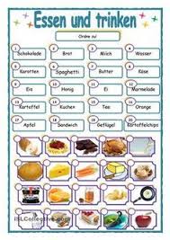 Essen Und Trinken Apprendre L Allemand Apprentissage De L Allemand Alimentation