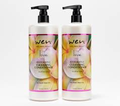 Wen by chaz dean is safe and we continue to provide our hundreds of thousands of customers with the wen by chaz dean products that they know and love. Wen By Chaz Dean Blessings 32 Oz Cleansing Conditioner Duo Qvc Com