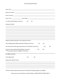 Event T Proposal Template Format Sample Pdf Business Management Plan Letter Free Rainbow9