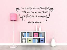 I Am Pretty Vinyl Word Quote Wall Decal Marilyn Monroe Decor J249 15 99 Via Etsy Bedroom Stickers Vinyl Wall Quotes Wall Decals