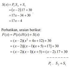 Soal dan pembahasan matematika (polinomial) (dibuat untuk tugas remedial) dibuat oleh: 20 Soal Suku Banyak Polinomial Dan Jawaban