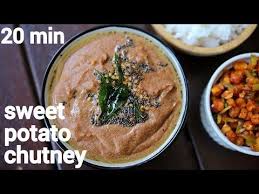 Sweet Potato Chutney Recipe Genasina Chutney Recipe With Step By Step Photo Video Easy Simple South In In 2020 Chutney Recipes Recipes South Indian Chutney Recipes