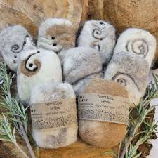 Alpaca Felted Soaps - Free Range Fibre
