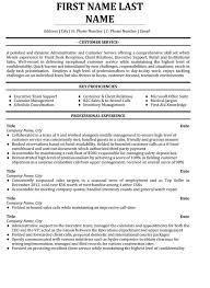 Top Customer Service Resume Templates Samples