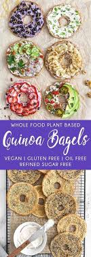 Quinoa Flatbread Bagels Monkey And Me Kitchen Adventures Whole Food Recipes Dairy Free Recipes Vegan Snacks