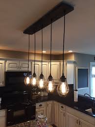 rustic kitchen lighting