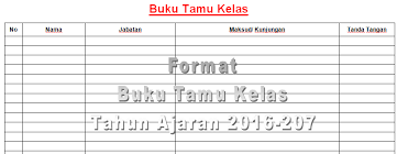 Dibawah Ini Adalah File Yang Berisi Contoh Format Tabel Yang Dapat Digunakan Sebagai Kelengkapan Dokumen Buku Tamu Kela Microsoft Excel Words Microsoft Windows