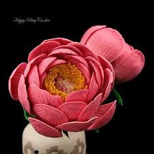 Peony Flower In 2020 Crochet Flowers Crochet Flower Patterns Crochet Flowers Easy