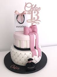 Looking for fun sweet 16 birthday party ideas?this candy themed 16th birthday party will be a huge hit with everyone! My Pandora Cake 13 Birthday Cake Girly Birthday Cakes Pandora Cake