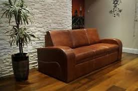 In die wohnung reißverschluss polstermöbel werden schlaffunktion und bettkasten sofa mit. Braun Echtleder 3er Sofa Rindsleder Couch Schlaffunktion Echt Leder Ledersofa Ebay