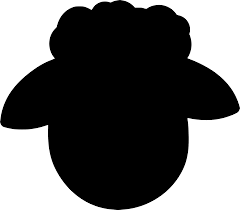 Svg وجه جذاب خروف صوف صورة Svg أيقونة Svg Silh