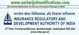 Check spelling or type a new query. Insurance Regulatory And Development Authority Of India Irdai Recruitment Notification For The Post Of Assistant Manager 30 Post Sarkari Job Notifications