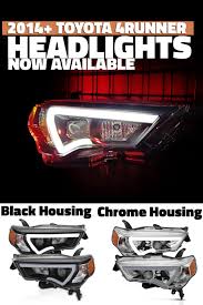 14 Toyota 4runner Headlights Anzo Aftermarket Plank Style Projector Lights Toyota4runner T4r Toyota 4runner 4runner Toyota