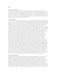 LHS Grade 12 High Honors Kaitlyn Abreu, Chani