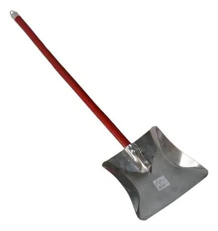 PA LIXO GALVANIZADO CABO LONGA - 60CM