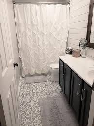 The walls are painted in sherwin williams anew gray. Bathroom Sherwin Williams Cyberspace