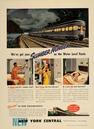 1946 Ad New York Central Dreamliner Train Berths Room Original Adver Model Trains Model Railroad Model Train Layouts
