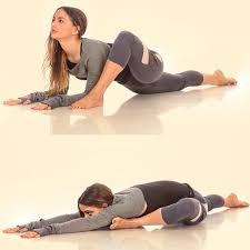 Deep Hip Stretches Are So Nice To Hold Near The End Of Your Yoga Practice Lizard Pose And Pigeon Pose Variation Easy Yoga Workouts Yoga Postures Yoga Fitness