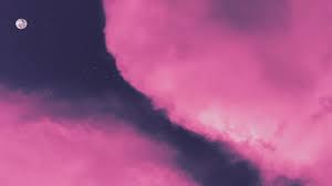 Looking for the best orange and purple backgrounds? Pink Clouds 4k Wallpaper Moon Sky View Purple Background Stars Lunar Evening Aesthetic Nature 2116
