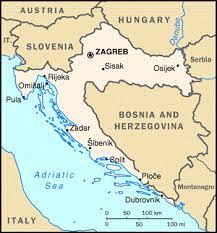 Las regiones y las ciudades de la lista, con marcada en los centros. Croacia En Europa Informacion De Viaje