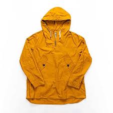 The Hooded Smock Mustard Yarmouth Oilskins Oilskin Smocking Waterproof Clothing