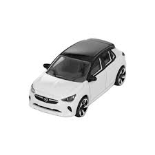 Depuis la préhistoire il semblerait que les enfants aient voulu imiter les plus grands en utilisant des modèles réduits d'outils. Opel Collection Voiture Miniature Corsa Blanc Noir