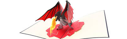 This pop up castle would make a great party invitation for princes and princesses. Pop Up Birthday Card Medieval Dragon Castle Birthday Cards Greeting Cards