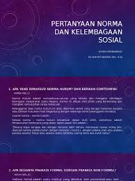 We did not find results for: Pertanyaan Norma Dan Kelembagaan Sosial