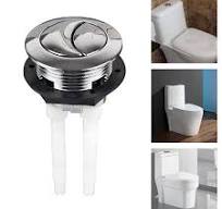 RANRAO Botón de descarga de inodoro de 38 mm, piezas de descarga de  cisterna de inodoro, repuesto de doble botón de descarga para ahorro de  agua : ...