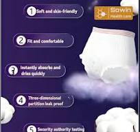 Disposable Women Menstrual Pants Overnight OEM Disposable ...
