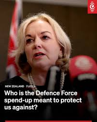 The government plans to pump billions of extra dollars into the Defence  Force, but there are questions around just who it thinks we might end up  using the upgraded equipment against. Full