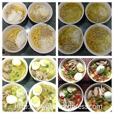 Soto ayam (chicken soup in indonesian language) is the chicken version. Mee Soto Ayam é©¬æ¥é¸¡æ±¤é¢ Guai Shu Shu