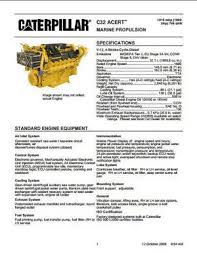 Find equipment specs and information for this and other excavators. Caterpillar C32 Manuals Specs Bolt Torques
