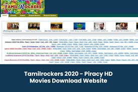 Tamilrockers 2020 Piracy Hd Movies Download Website Ctr