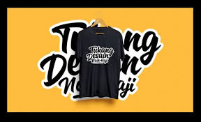 Jasa Desain Kaos Custom Unlimited Revisi