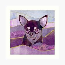 Maybe you would like to learn more about one of these? Abstract Chihuahua Wall Art Redbubble