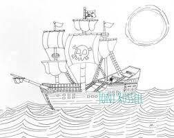 The wreck of the schiedam is listed as a protected shipwreck by the historic england agency, which means that divers need a permit to visit it.milburn and gibbins from cornwall maritime archaeology are keeping watch on the wreck for the age. Pirate Ship Coloring Etsy