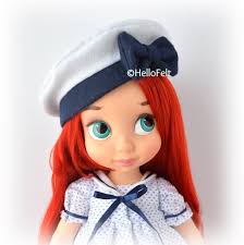 PDF + SVG Pattern: Felt Beret for 16" Animators Dolls (2 Styles), Tutorial  and Pattern. Felt Hat for Dolls.