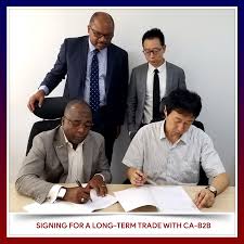 On October 2018 Mahmood Ahmadu And His Team Met The Ca B2b Team In China The Purpose Of The Meet Was To Sign And Build A Long Meet The Team Africa Business