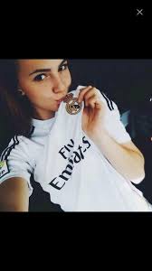 girl and football image madrid girl real madrid football girls